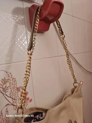 Bolso Mickey Mouse Disney Beige Multicolor