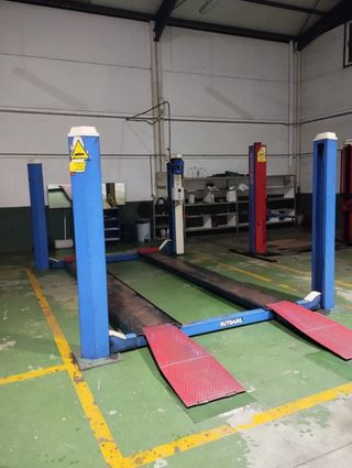 Elevador 4 columnas 3.500 kg profesional taller