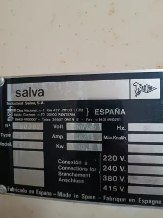 Horno Panadería/Pastelería Profesional