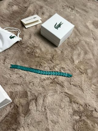 Pulsera Lacoste Metropole Verde - Edición 2025