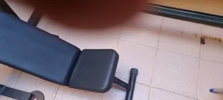 Banco de pesas y barra hasta 160 k