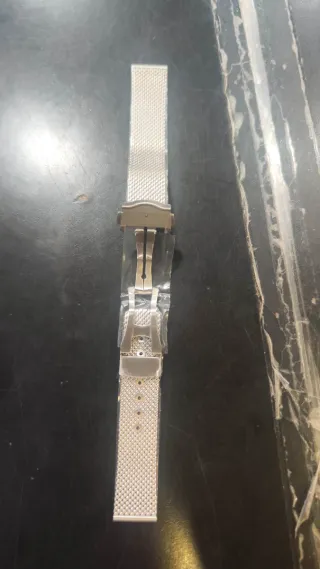 Correa Milanesa Omega Seamaster Plata