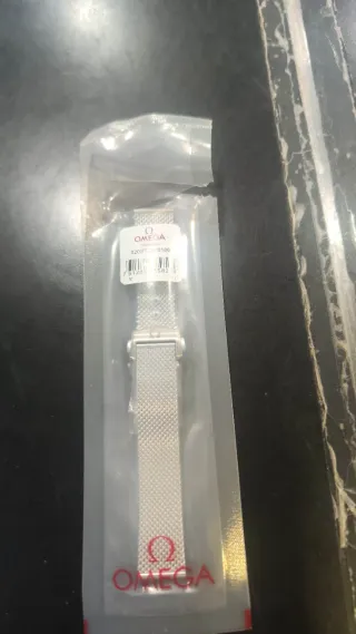 Correa Milanesa Omega Seamaster Plata