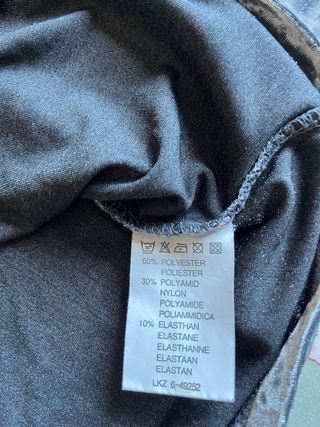 Camiseta de terciopelo gris