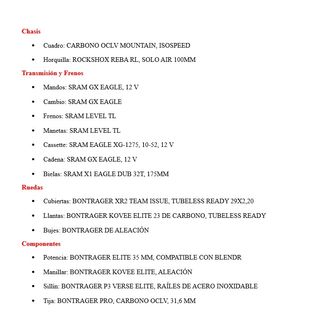 Trek Procaliber 9.7 Gen2 Talla M