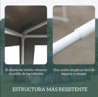 A ESTRENAR Carpa Gazebo Desmontable 3x3