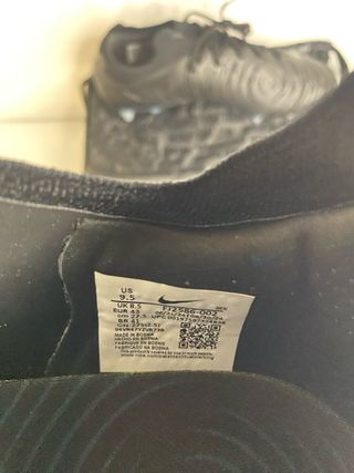 Botas de fútbol Nike Negras Nuevas