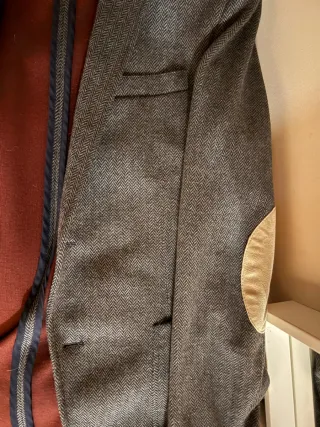 Chaqueta Zara Gris Oscuro T.50