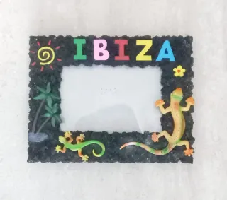 Marco de fotos Ibiza decorado