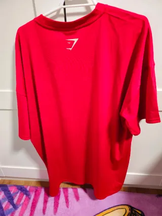 Camiseta Gymshark Roja Talla L