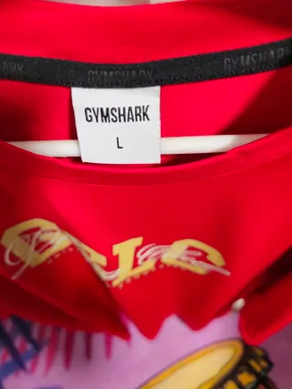 Camiseta Gymshark Roja Talla L