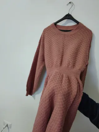 Abito invernale donna rosa