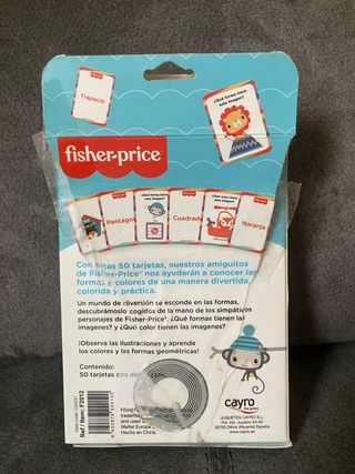 Fisher-Price Tarjetas Formas y Colores 2+