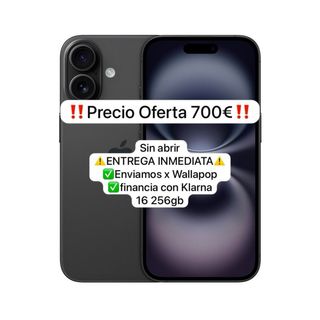 iPhone 16 256GB Negro SIN ABRIR