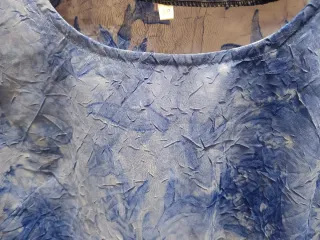 Conjunto Blusa y Top Azul y Blanco