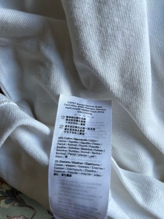 Camiseta blanca SHINE manga 3/4