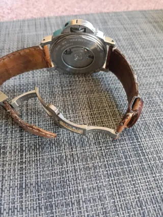 Reloj Panerai Acero y Piel Marrón