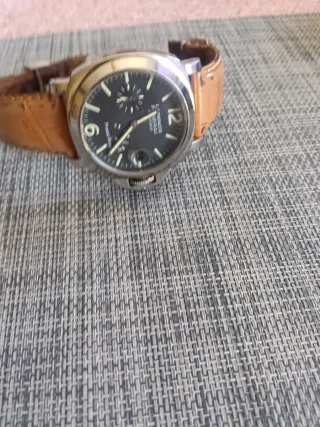 Reloj Panerai Acero y Piel Marrón