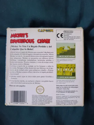 Mickey's Dangerous Chase Game Boy Capcom