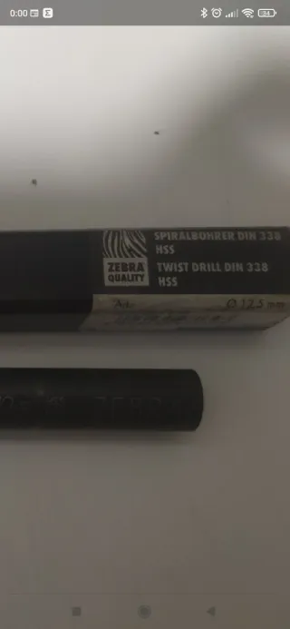 Broca Wurth Zebra DIN 338 HSS 12.5 mm calidad prof