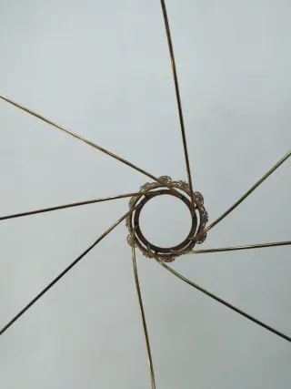 CAMA DE BRONCE, ISABELINA CON DOSEL