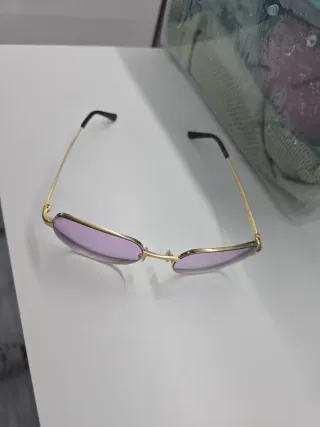 Marco Gafas Cartier Dorado Rosa Graduado