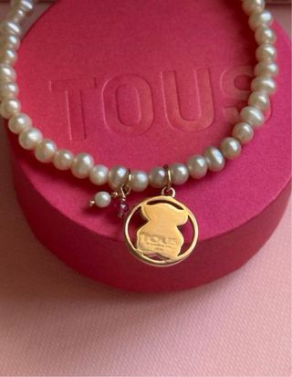 Pulsera Tous perlas oso nacarado