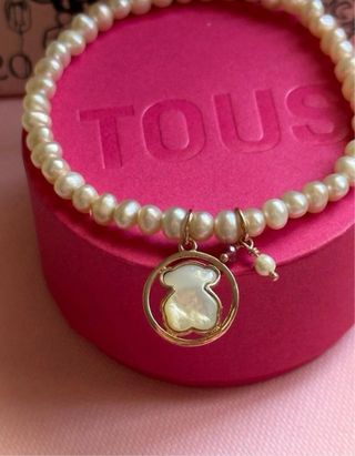 Pulsera Tous perlas oso nacarado