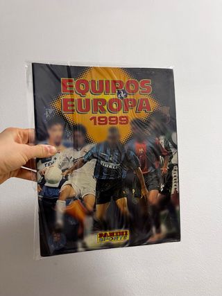 Álbum Cromos Equipos Europa 1999