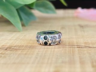 Charm Clip Calavera - Plata