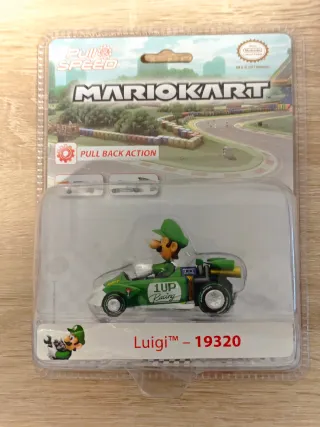 Figura Luigi Mario Kart Pull Back Action