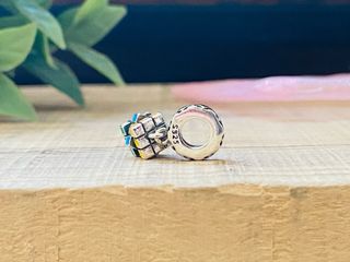 Charm Cubo de Rubik - Plata