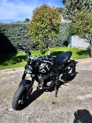 Triumph Trident 660 Negra