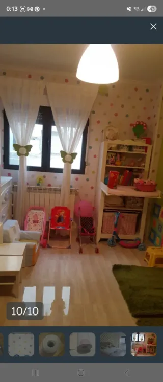 Papel pintado infantil tonos pastel