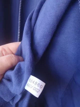 Chaqueta Adidas Bomber Azul y Verde Militar