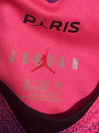 Camiseta PSG Niño Jordan Morado Rosa