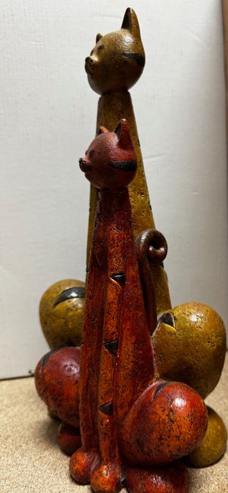 Figura decorativa di gatti