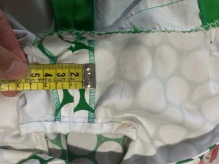 Traje de Flamenca blanco y verde