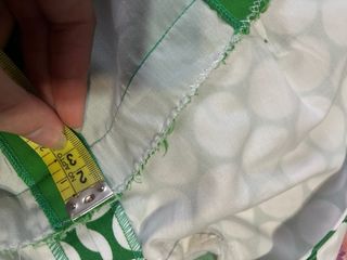 Traje de Flamenca blanco y verde