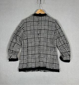 Chaqueta Tweed Zara Estilo Chanel Talla L