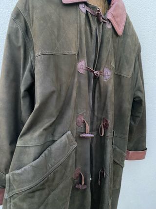 Chaquetón trenca piel bovina caballero