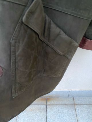 Chaquetón trenca piel bovina caballero