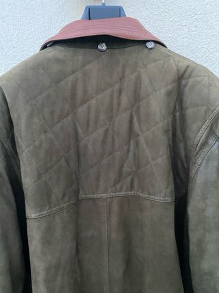 Chaquetón trenca piel bovina caballero