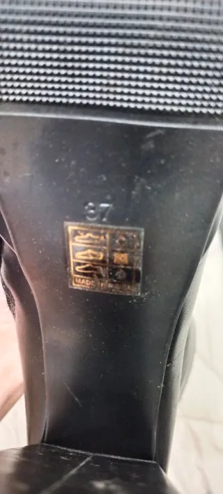 Botines plataforma tacón Dame Rose negros