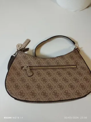 Bolso Guess Original Beige/Marrón