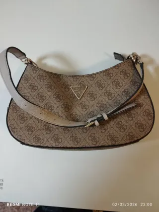Bolso Guess Original Beige/Marrón