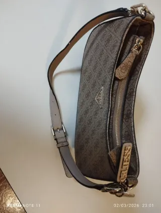 Bolso Guess Original Beige/Marrón