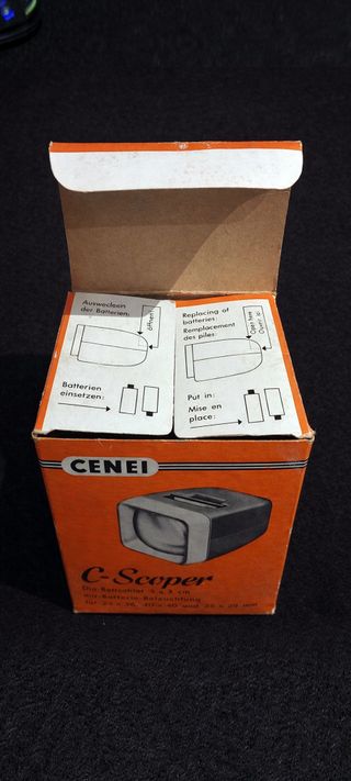 Visor Diapositivas Cenei C-Scoper Rosa/Blanco