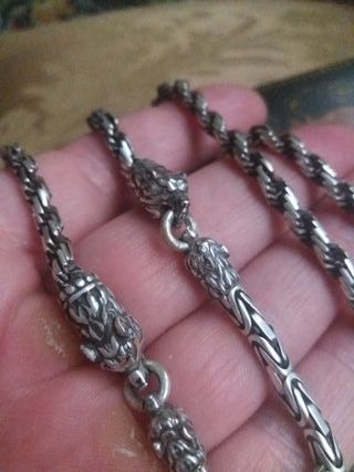 Cadena Plata Vikinga manada de lobos