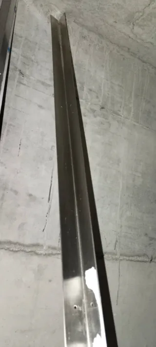 40 Ángulos d Acero Inoxidab. acabado Satinado 3mts